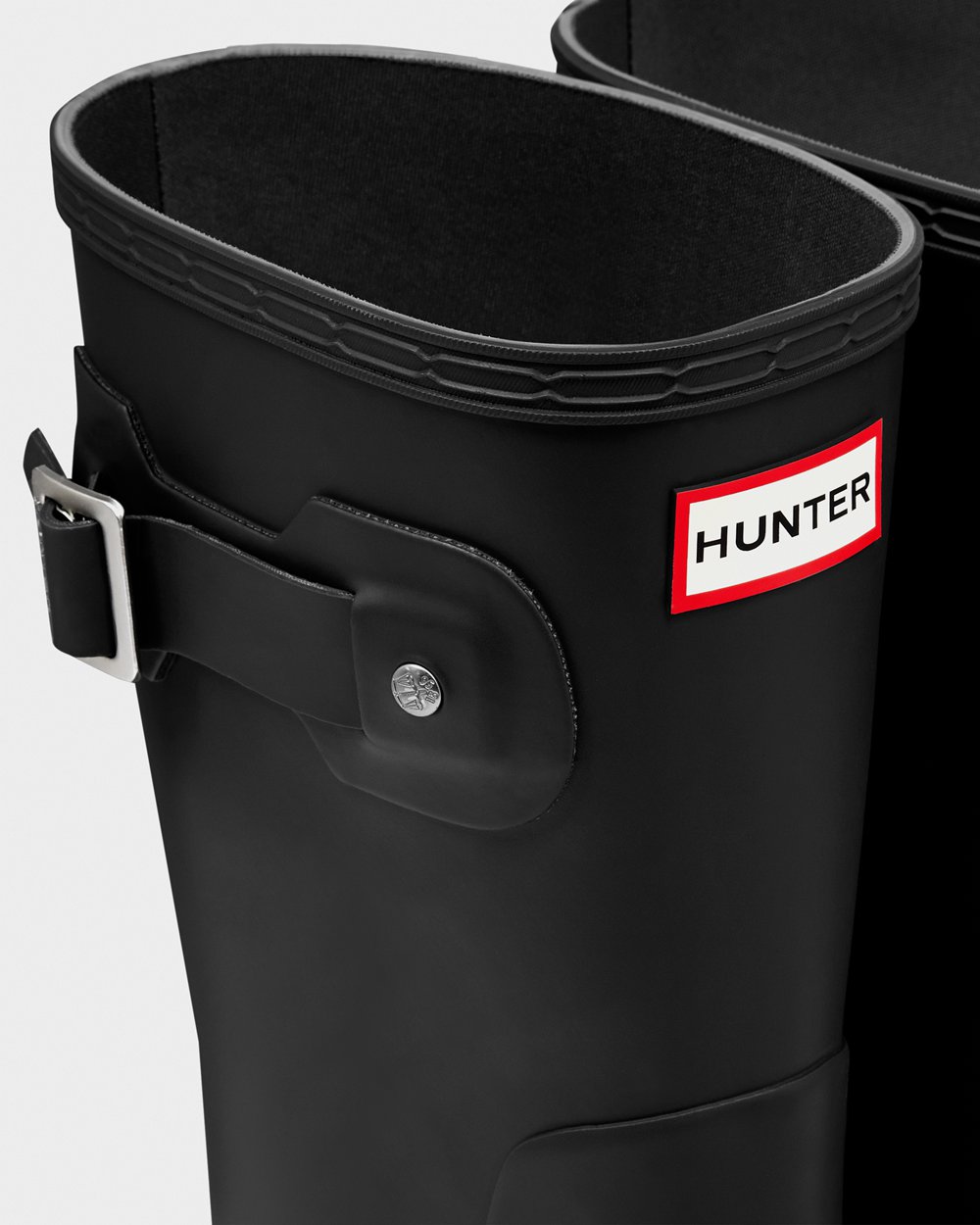 Galochas Curtas Hunter Homem Pretas - Original - 83YHEUPOT